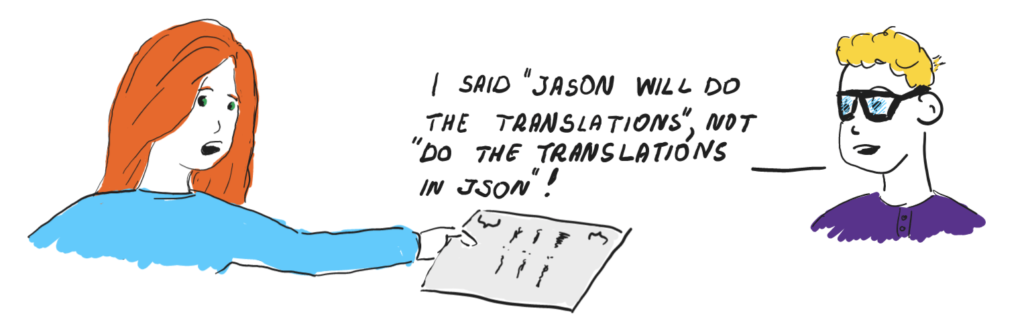 I said Jason, not JSON